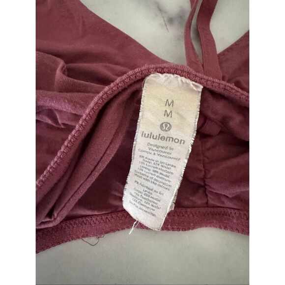 Lululemon simply there bralette mauve strappy light support minimal Unpadded - Picture 7 of 8